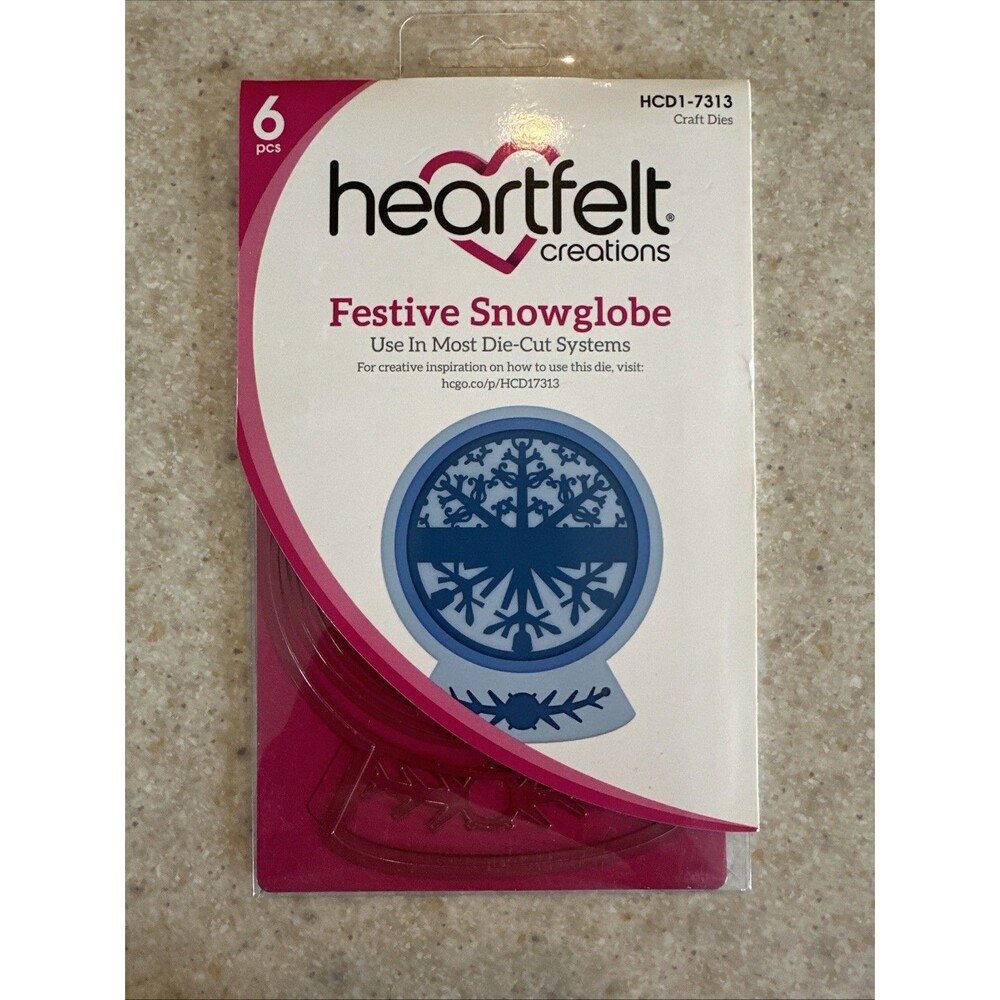 Heartfelt Creations ~  Festive Snowglobe  ~ Die - HCD1-7313